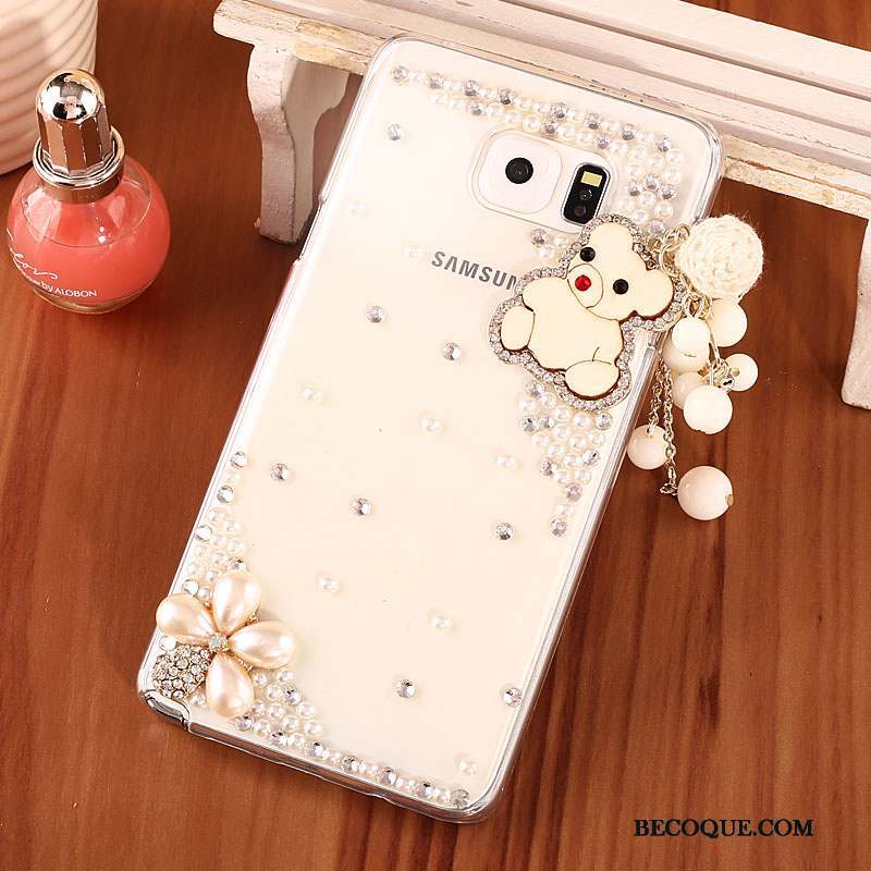 Samsung Galaxy Note 5 Coque Téléphone Portable Protection Strass Difficile Étui