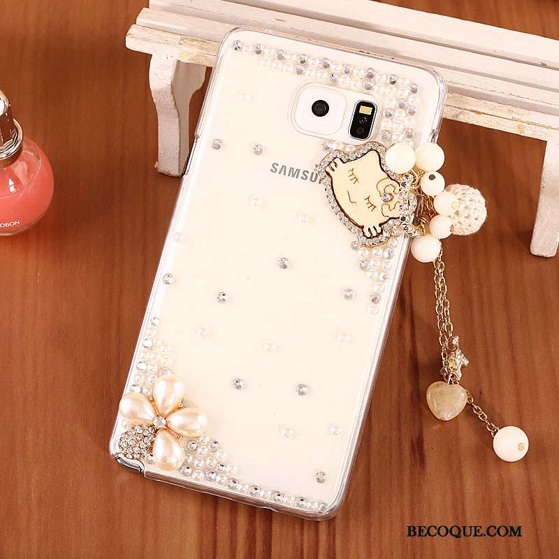 Samsung Galaxy Note 5 Coque Téléphone Portable Protection Strass Difficile Étui