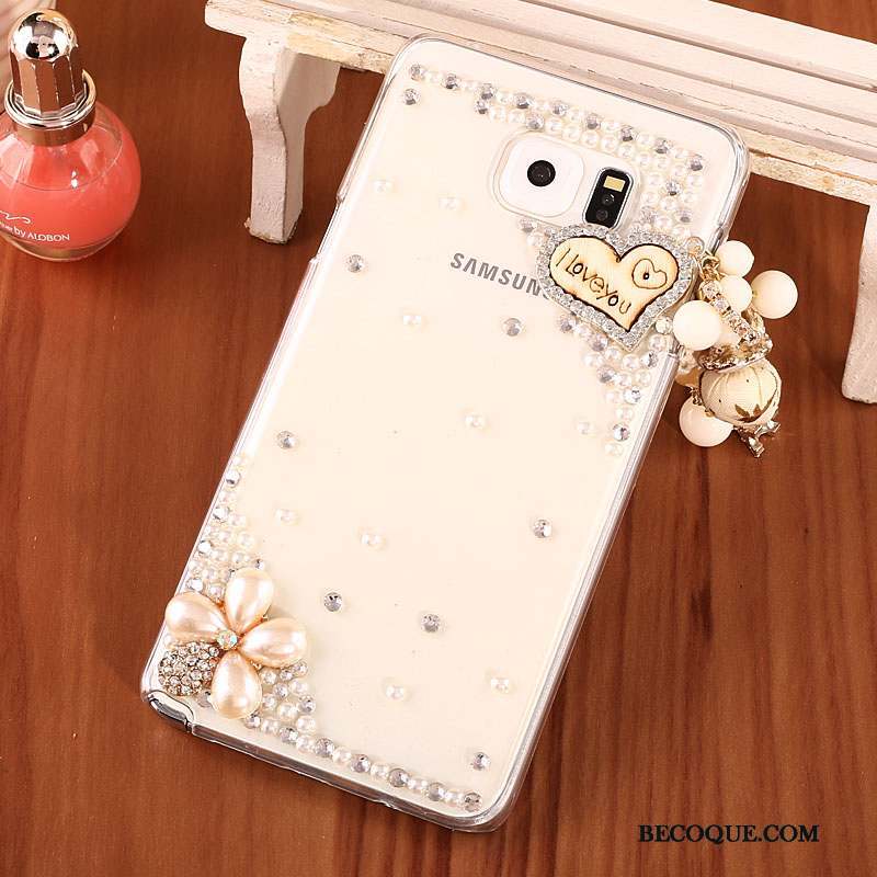 Samsung Galaxy Note 5 Coque Téléphone Portable Protection Strass Difficile Étui