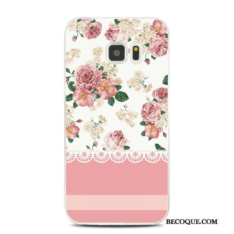 Samsung Galaxy Note 5 Fluide Doux Coque Gaufrage Silicone Tout Compris Dentelle