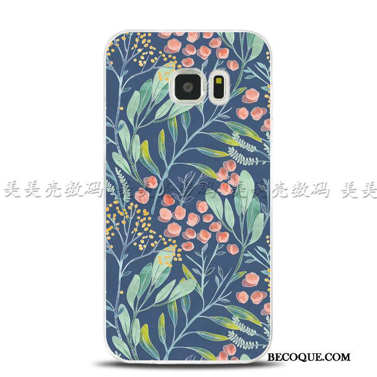 Samsung Galaxy Note 5 Gaufrage Fluide Doux Fleurs Coque De Téléphone Anneau