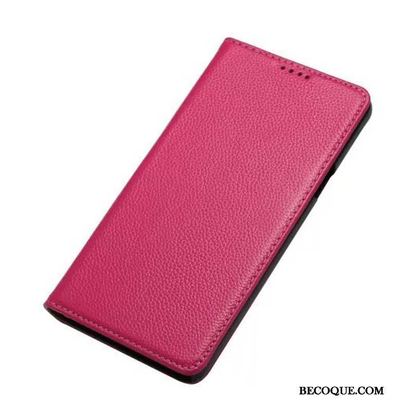 Samsung Galaxy Note 5 Housse Cuir Véritable Protection Noir Coque De Téléphone Étui