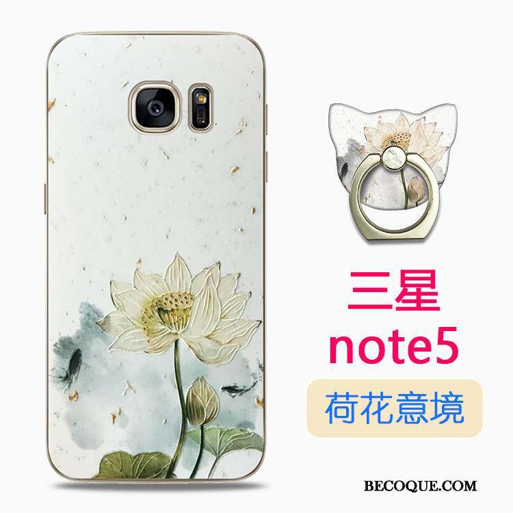 Samsung Galaxy Note 5 Incassable Transparent Coque De Téléphone Fluide Doux Étui Tout Compris