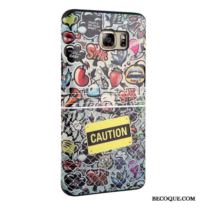 Samsung Galaxy Note 5 Multicolore Dessin Animé Coque De Téléphone Fluide Doux Fleurs Peinture