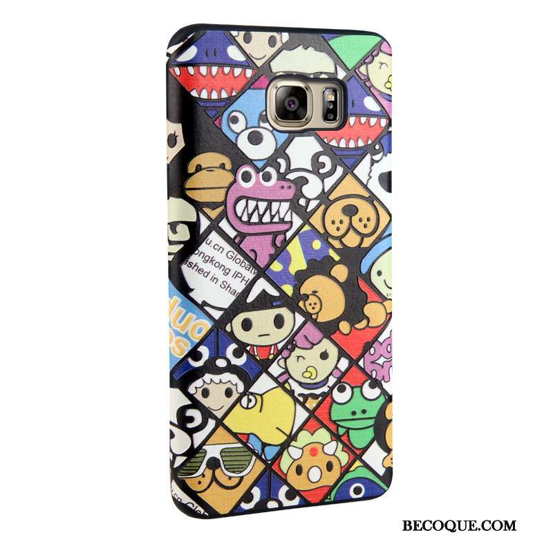 Samsung Galaxy Note 5 Multicolore Dessin Animé Coque De Téléphone Fluide Doux Fleurs Peinture