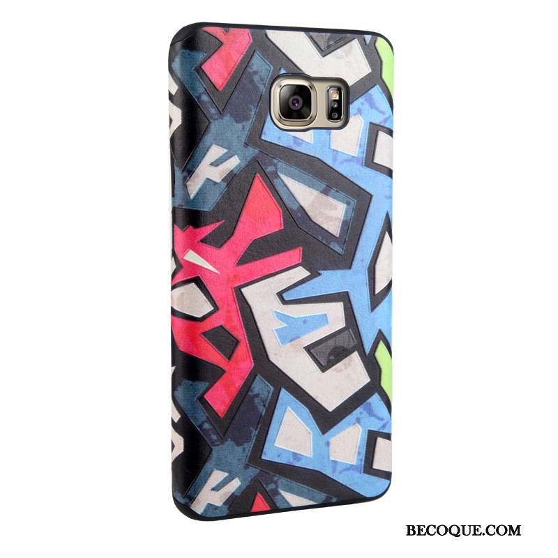 Samsung Galaxy Note 5 Multicolore Dessin Animé Coque De Téléphone Fluide Doux Fleurs Peinture