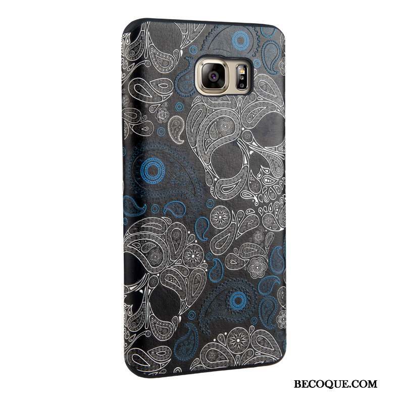 Samsung Galaxy Note 5 Multicolore Dessin Animé Coque De Téléphone Fluide Doux Fleurs Peinture