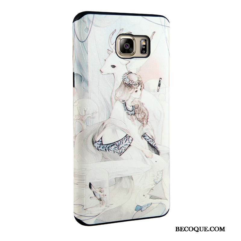 Samsung Galaxy Note 5 Multicolore Dessin Animé Coque De Téléphone Fluide Doux Fleurs Peinture