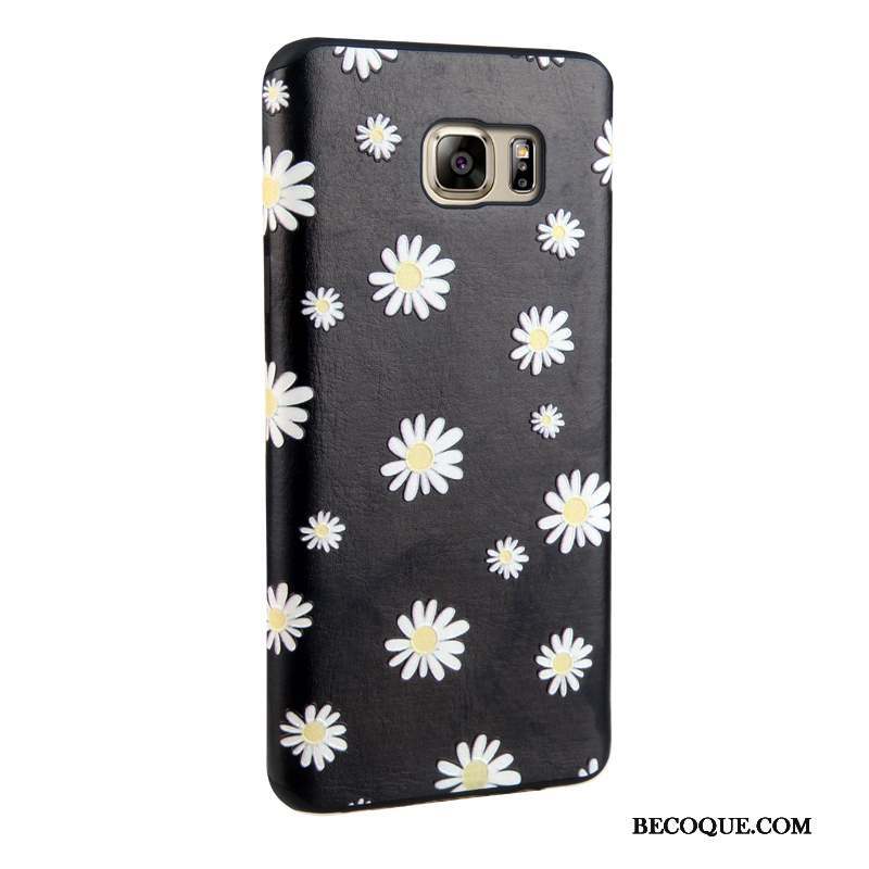 Samsung Galaxy Note 5 Multicolore Dessin Animé Coque De Téléphone Fluide Doux Fleurs Peinture