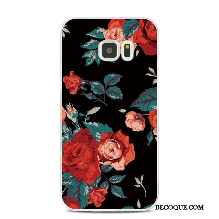 Samsung Galaxy Note 5 Protection Coque De Téléphone Silicone Fleur Multicolore