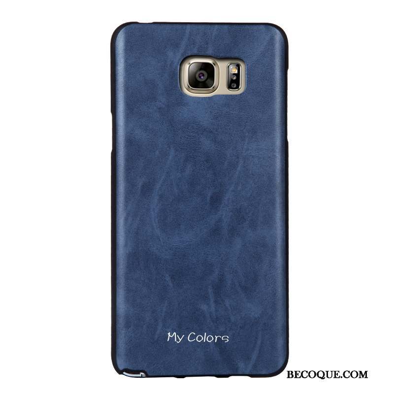 Samsung Galaxy Note 5 Protection Étui Fluide Doux Coque De Téléphone Business Similicuir