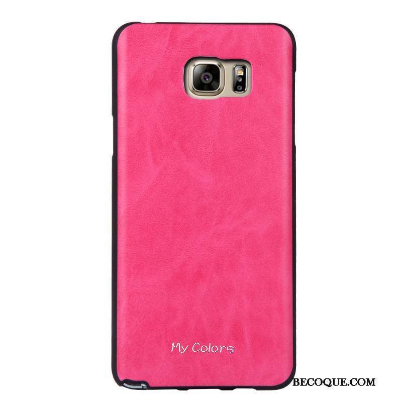 Samsung Galaxy Note 5 Protection Étui Fluide Doux Coque De Téléphone Business Similicuir