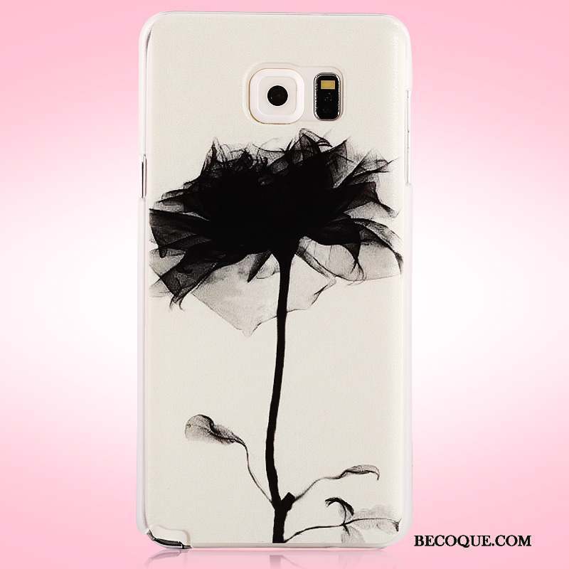 Samsung Galaxy Note 5 Rose Protection Fleurs Coque Étui De Téléphone