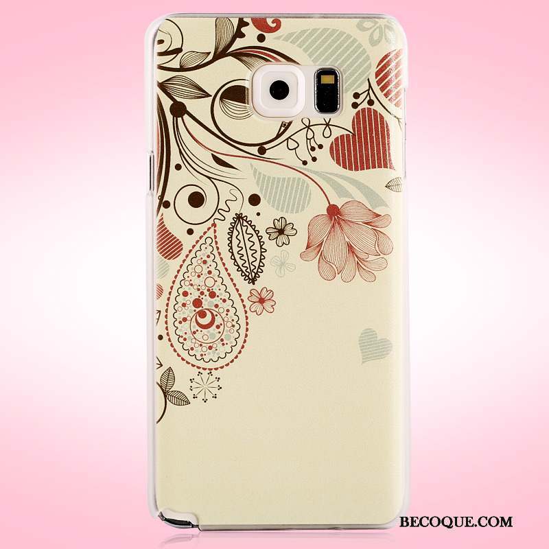 Samsung Galaxy Note 5 Rose Protection Fleurs Coque Étui De Téléphone