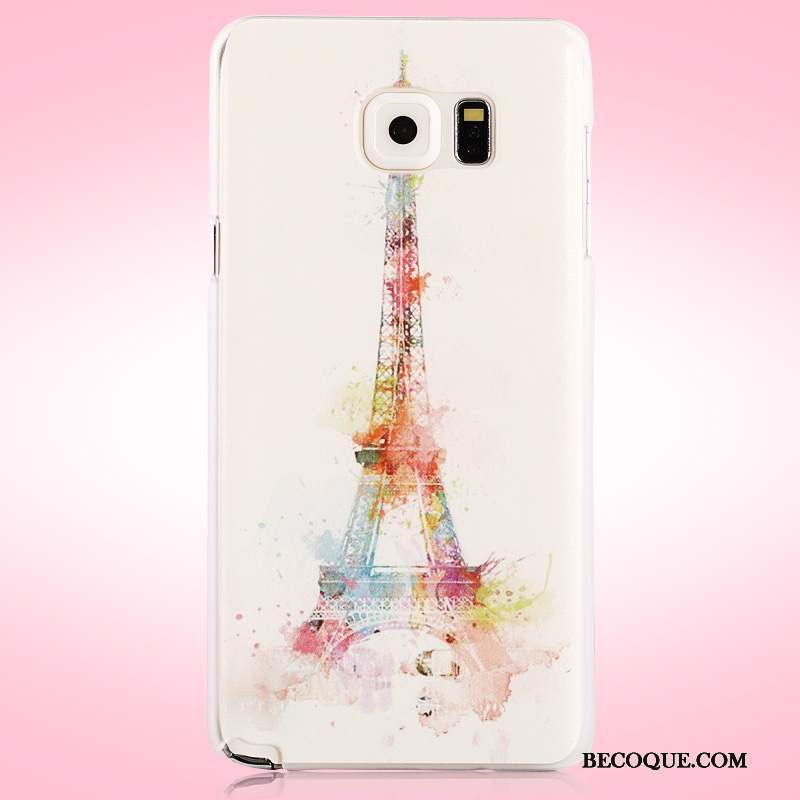 Samsung Galaxy Note 5 Rose Protection Fleurs Coque Étui De Téléphone