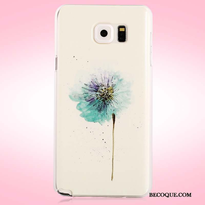 Samsung Galaxy Note 5 Rose Protection Fleurs Coque Étui De Téléphone