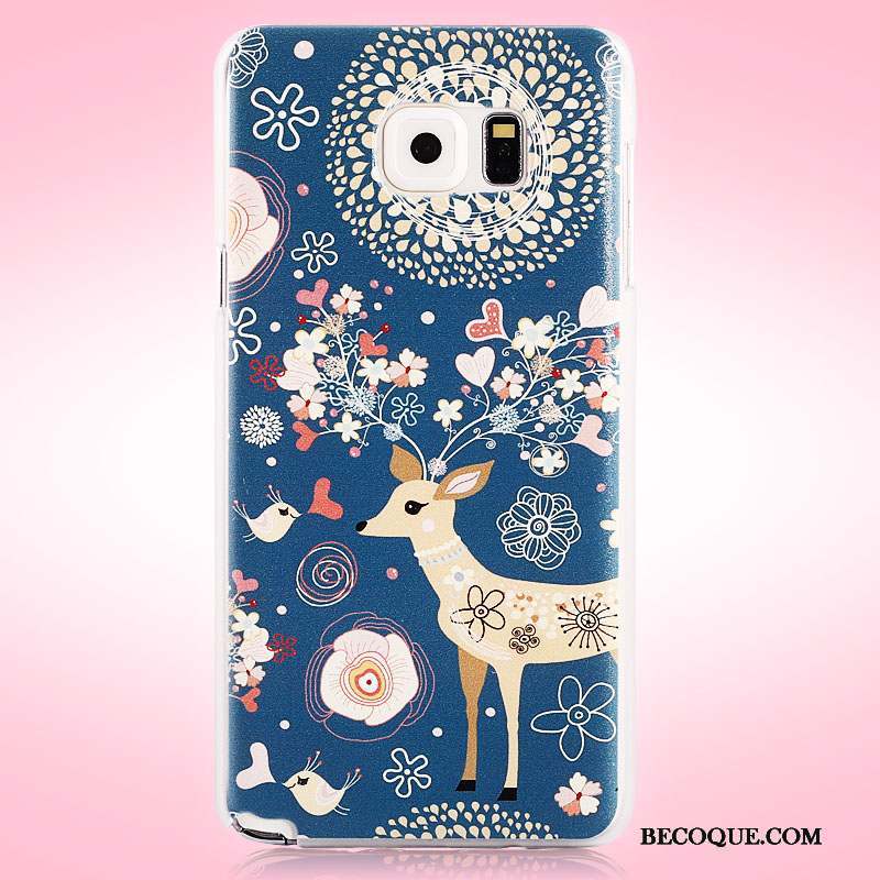 Samsung Galaxy Note 5 Rose Protection Fleurs Coque Étui De Téléphone