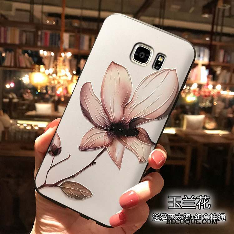 Samsung Galaxy Note 5 Silicone Tendance Jaune Fleur Coque De Téléphone Étui