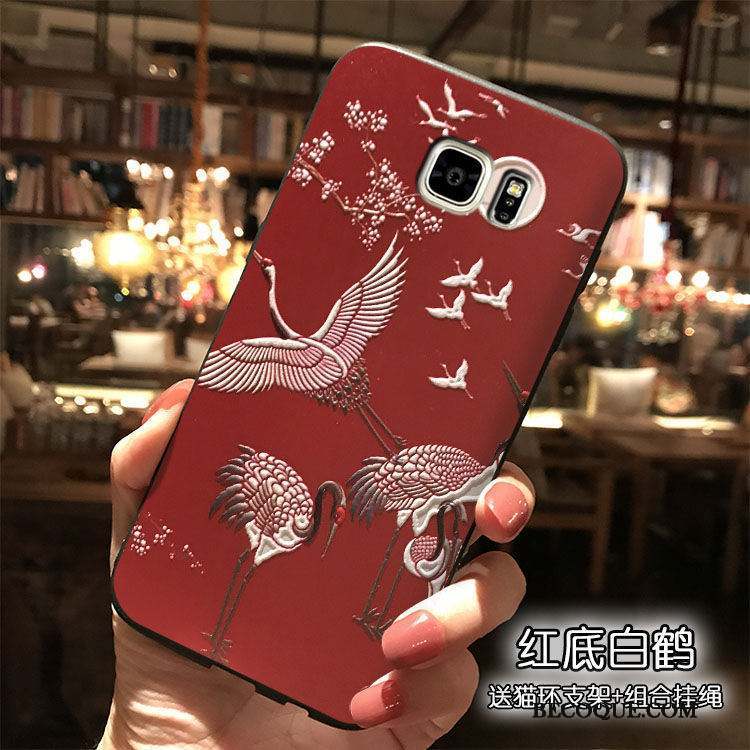 Samsung Galaxy Note 5 Tout Compris Dessin Animé Coque De Téléphone Étui Rouge Silicone