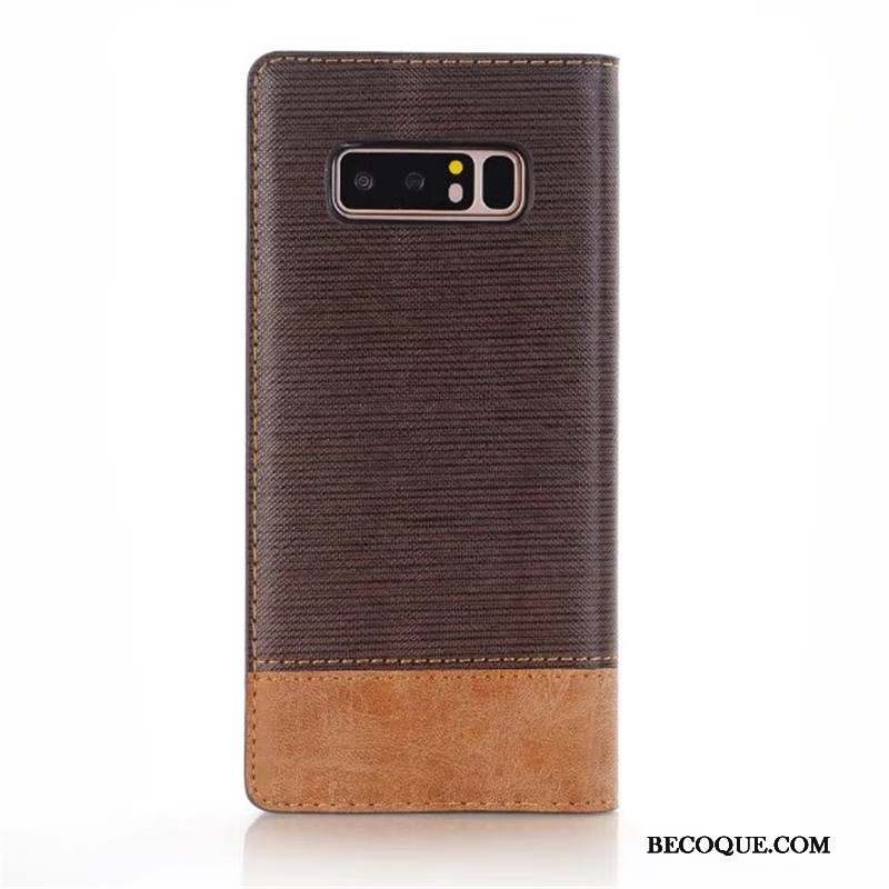 Samsung Galaxy Note 8 Bicolore Étui Téléphone Portable Protection Coque Automatique