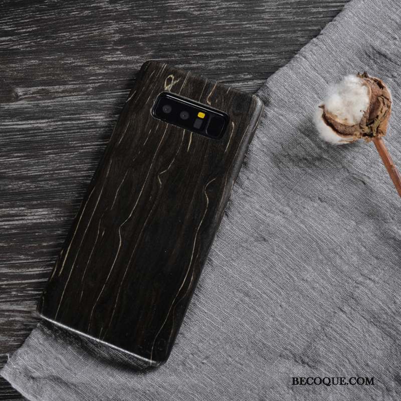 Samsung Galaxy Note 8 Bois Coque Bois Massif Protection Étui De Téléphone