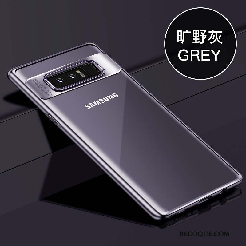 Samsung Galaxy Note 8 Coque Créatif Nouveau Personnalité Tendance Fluide Doux Bleu