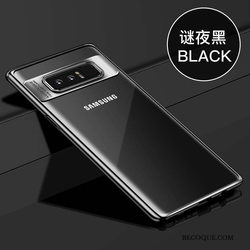 Samsung Galaxy Note 8 Coque Créatif Nouveau Personnalité Tendance Fluide Doux Bleu