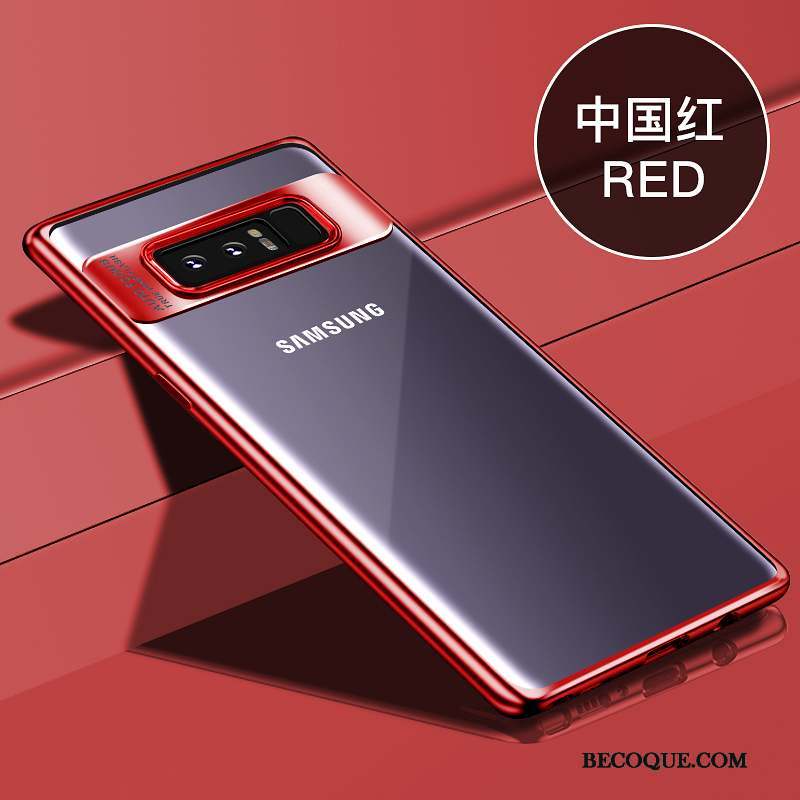 Samsung Galaxy Note 8 Coque Créatif Nouveau Personnalité Tendance Fluide Doux Bleu