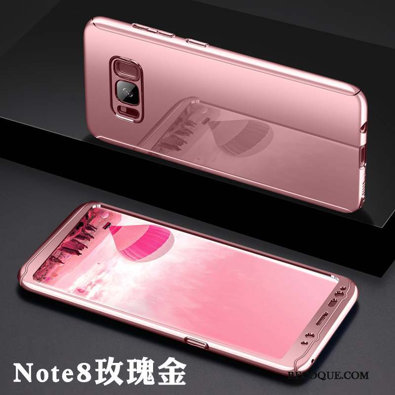 Samsung Galaxy Note 8 Coque Créatif Tendance Mince Étui Or Rose Incassable