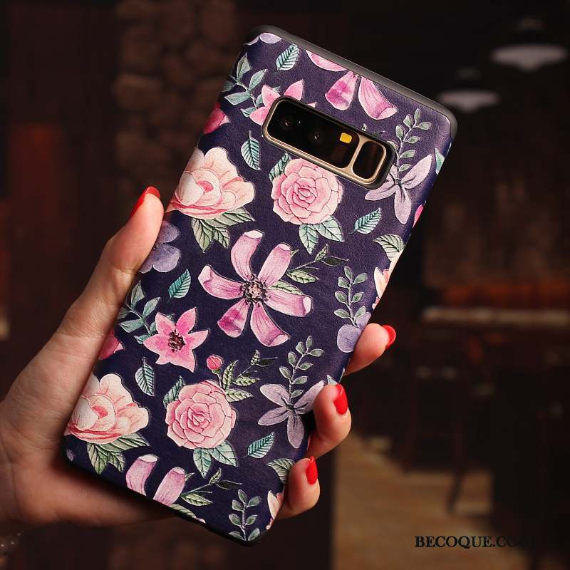 Samsung Galaxy Note 8 Coque De Téléphone Tout Compris Dessin Animé Rose Protection Incassable