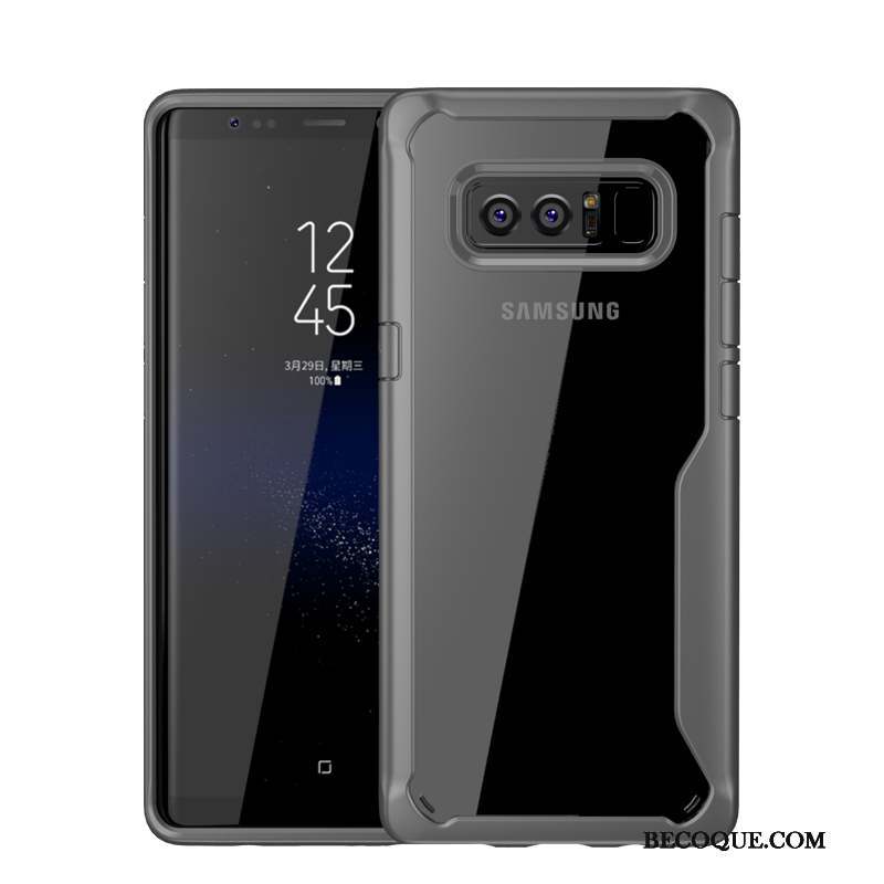Samsung Galaxy Note 8 Coque De Téléphone Tout Compris Incassable Nouveau Silicone Transparent