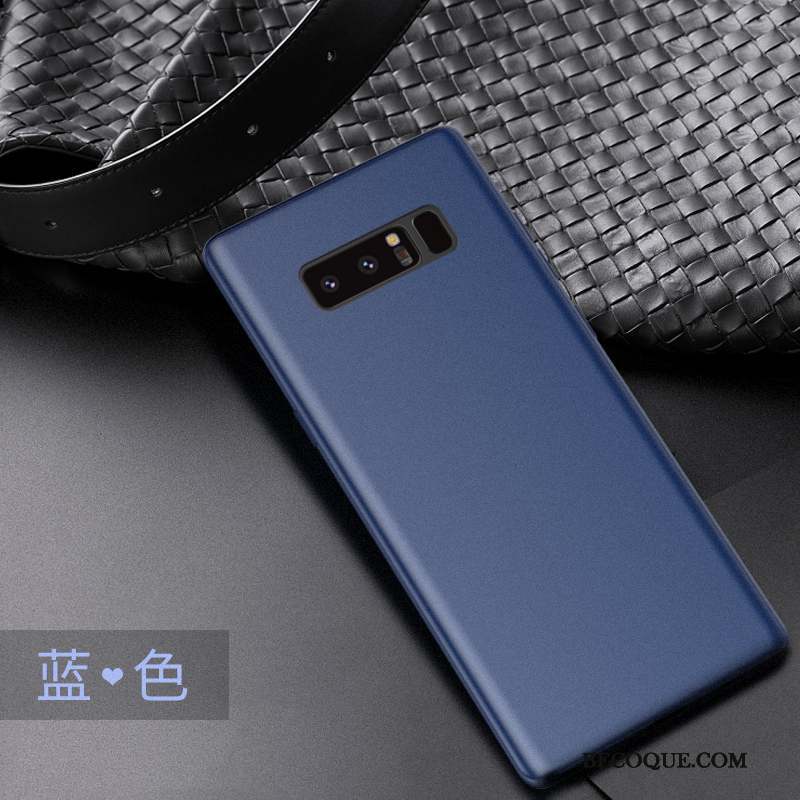 Samsung Galaxy Note 8 Coque Délavé En Daim Simple Modèle Fleurie Protection Silicone Étui