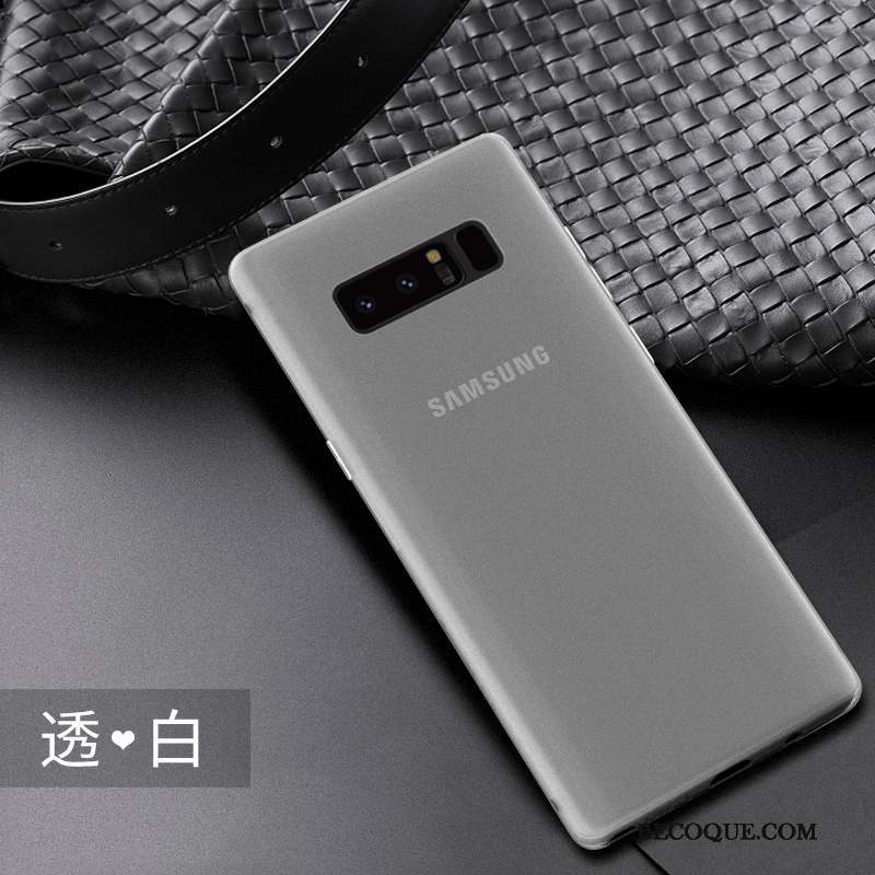 Samsung Galaxy Note 8 Coque Délavé En Daim Simple Modèle Fleurie Protection Silicone Étui