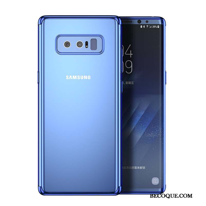 Samsung Galaxy Note 8 Coque Protection Or Petit Étui Fluide Doux Tout Compris