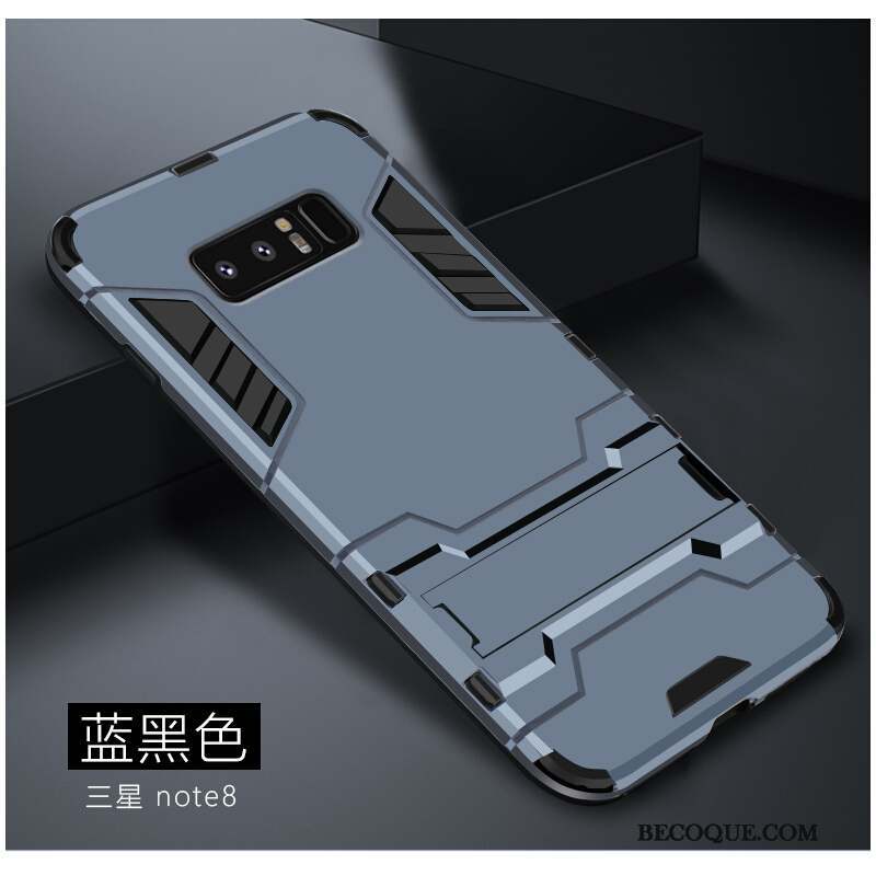 Samsung Galaxy Note 8 Coque Étui Silicone Noir Protection Tout Compris Tendance