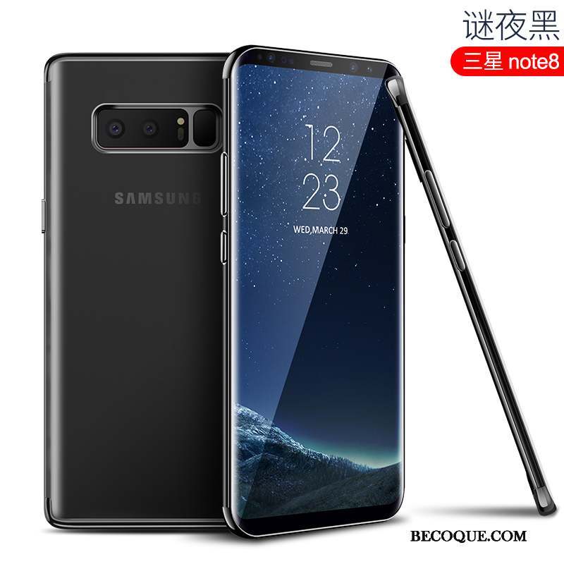 Samsung Galaxy Note 8 Coque Étui Très Mince Créatif Tout Compris Silicone Rouge