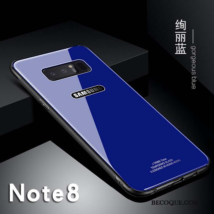 Samsung Galaxy Note 8 Créatif Nouveau Protection Coque De Téléphone Verre Tendance