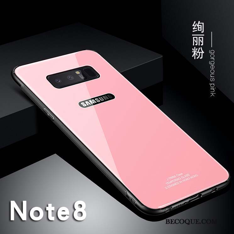 Samsung Galaxy Note 8 Créatif Nouveau Protection Coque De Téléphone Verre Tendance