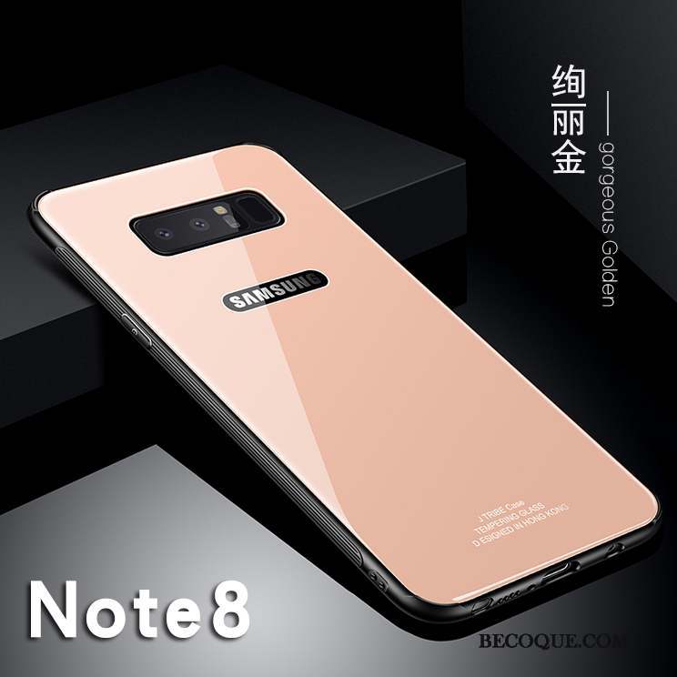 Samsung Galaxy Note 8 Créatif Nouveau Protection Coque De Téléphone Verre Tendance