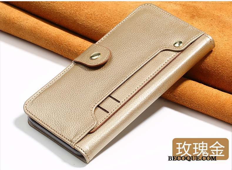 Samsung Galaxy Note 8 Cuir Véritable Coque De Téléphone Luxe Protection Étui Carte