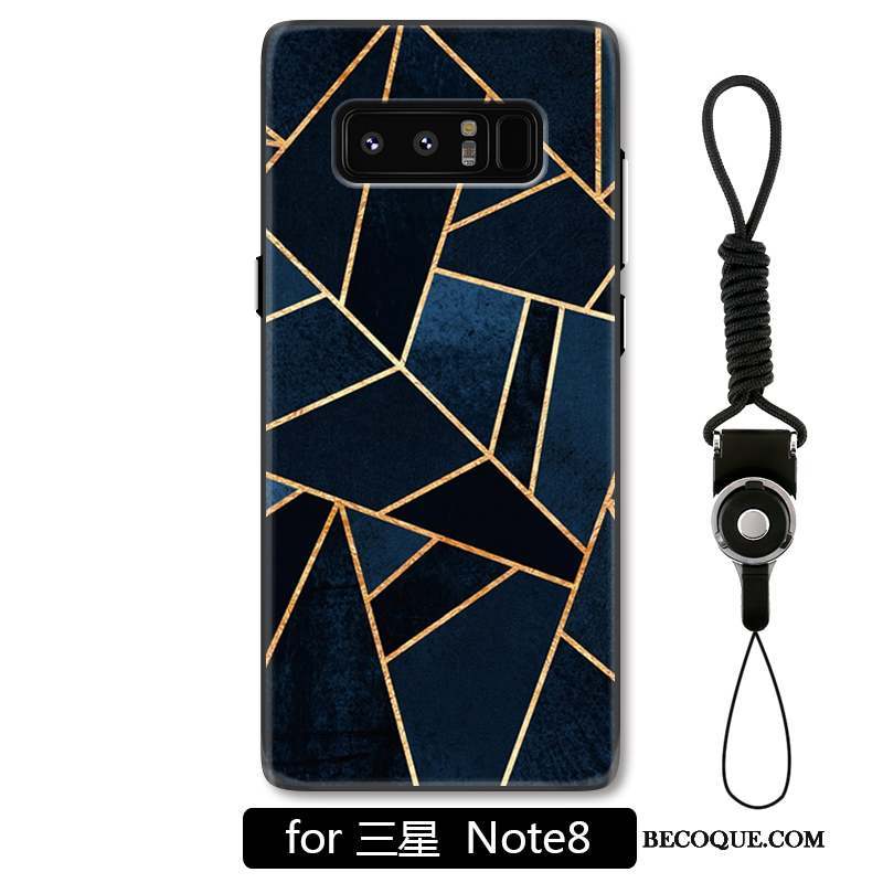 Samsung Galaxy Note 8 Gaufrage Difficile Géométrie Ornements Suspendus Personnalité Coque De Téléphone