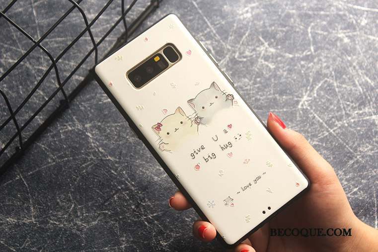 Samsung Galaxy Note 8 Modèle Fleurie Multicolore Protection Incassable Coque De Téléphone Fluide Doux