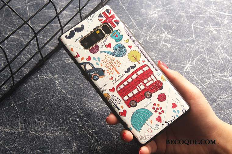 Samsung Galaxy Note 8 Modèle Fleurie Multicolore Protection Incassable Coque De Téléphone Fluide Doux