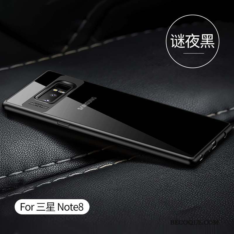 Samsung Galaxy Note 8 Personnalité Protection Coque De Téléphone Tendance Créatif Noir