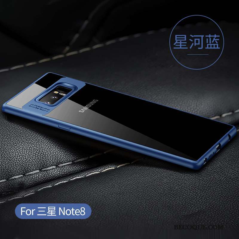 Samsung Galaxy Note 8 Personnalité Protection Coque De Téléphone Tendance Créatif Noir