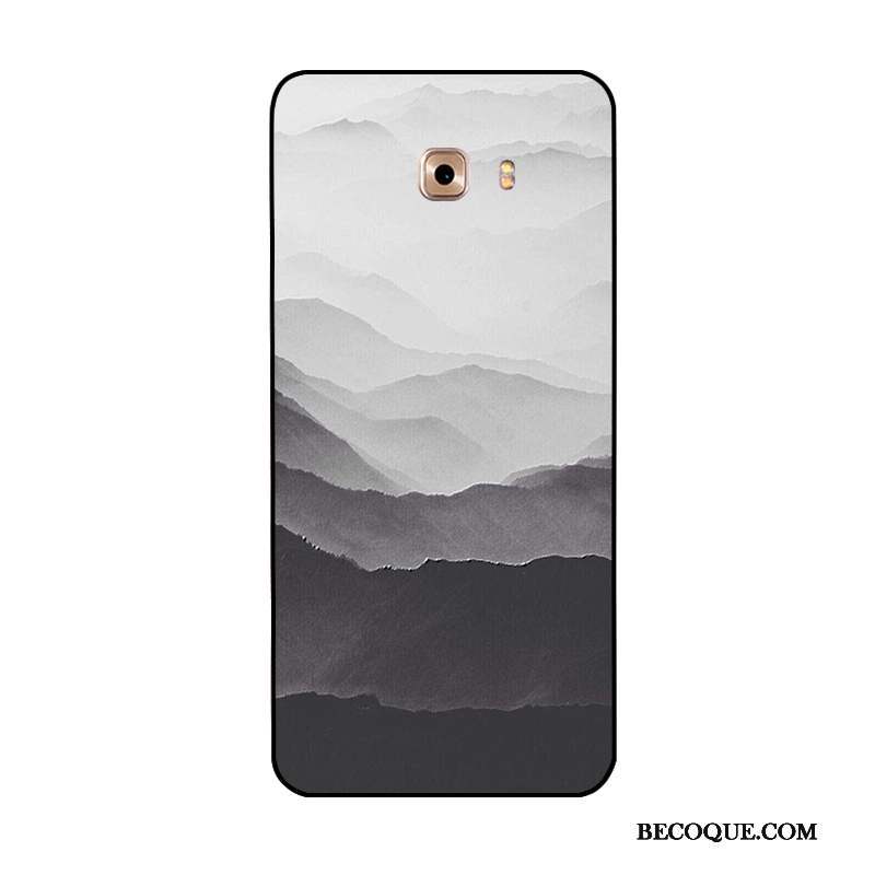 Samsung Galaxy Note 8 Protection Ornements Suspendus Bleu Coque De Téléphone Étui Paysage