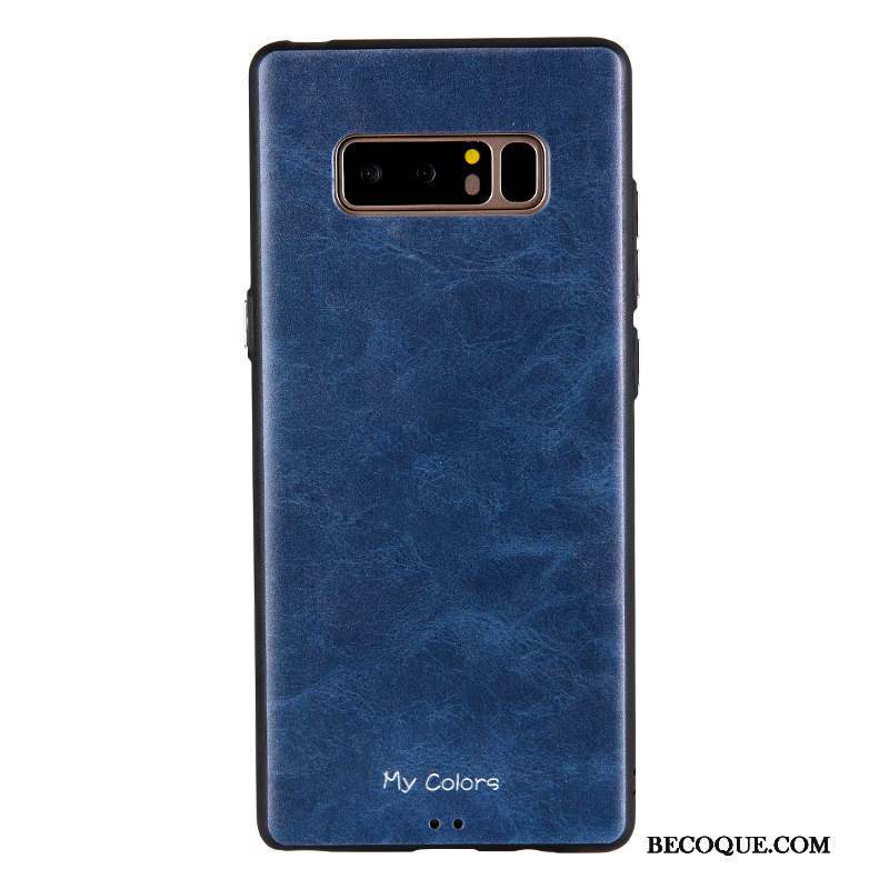 Samsung Galaxy Note 8 Protection Étui Couleur Unie Coque De Téléphone Fluide Doux Incassable