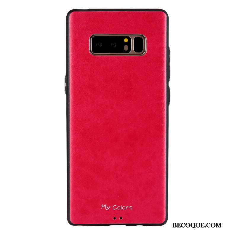 Samsung Galaxy Note 8 Protection Étui Couleur Unie Coque De Téléphone Fluide Doux Incassable