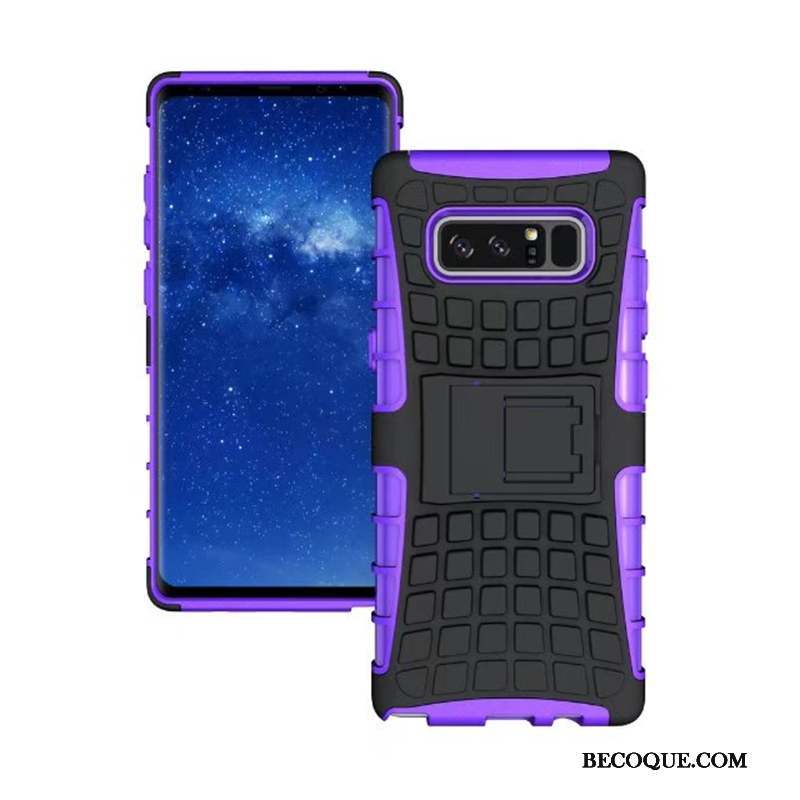 Samsung Galaxy Note 8 Tendance Bleu Étui Protection Support Coque De Téléphone