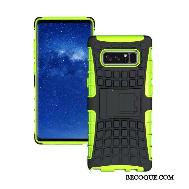 Samsung Galaxy Note 8 Tendance Bleu Étui Protection Support Coque De Téléphone